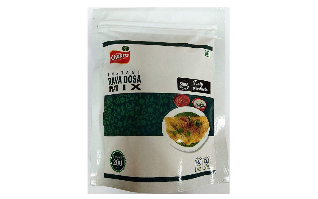 Shree Chakra Instant Rava Dosa Mix   Pack  200 grams